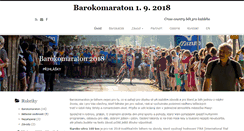 Desktop Screenshot of barokomaraton.cz