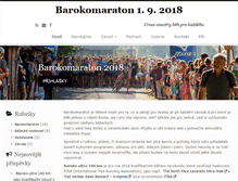 Tablet Screenshot of barokomaraton.cz